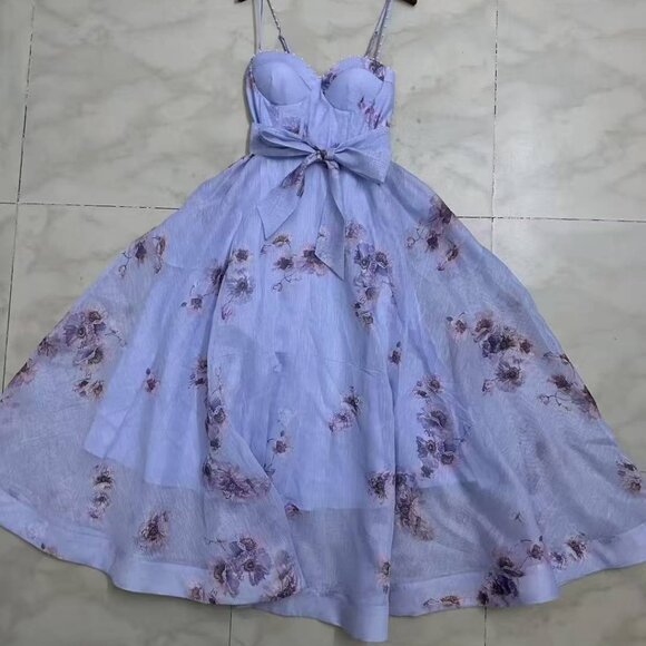 Zimmermann Dresses & Skirts - ZIMMERMAN Hypnotic floral linen and silk dress